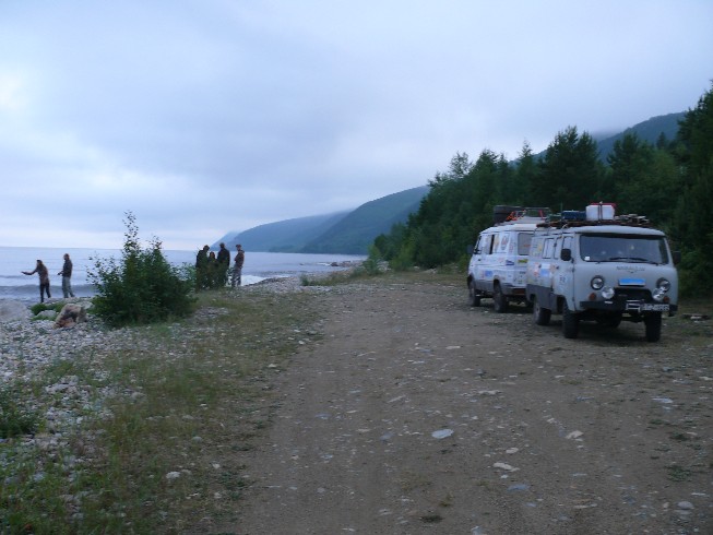 Otrā ekspedīcijas nometne Baikāla krastā